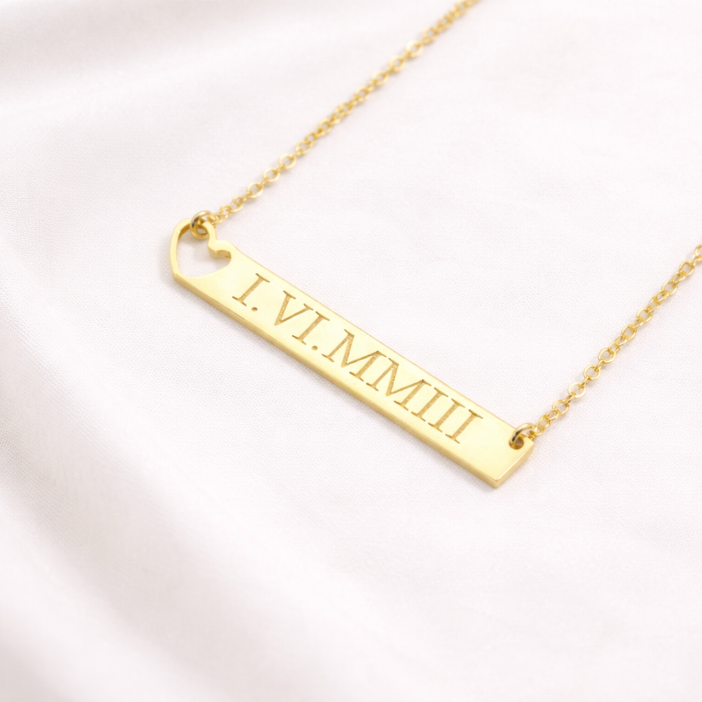 Luxury Pendant Necklace with Long Customizable Name Design